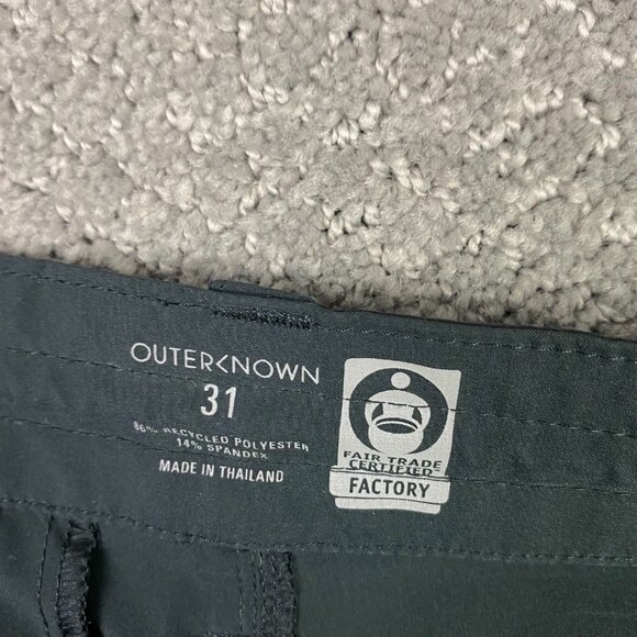 Outerknown Hybrid Shorts Boardshorts Men's 31 Gray Hiking Swim Stretch Board - Picture 7 of 14